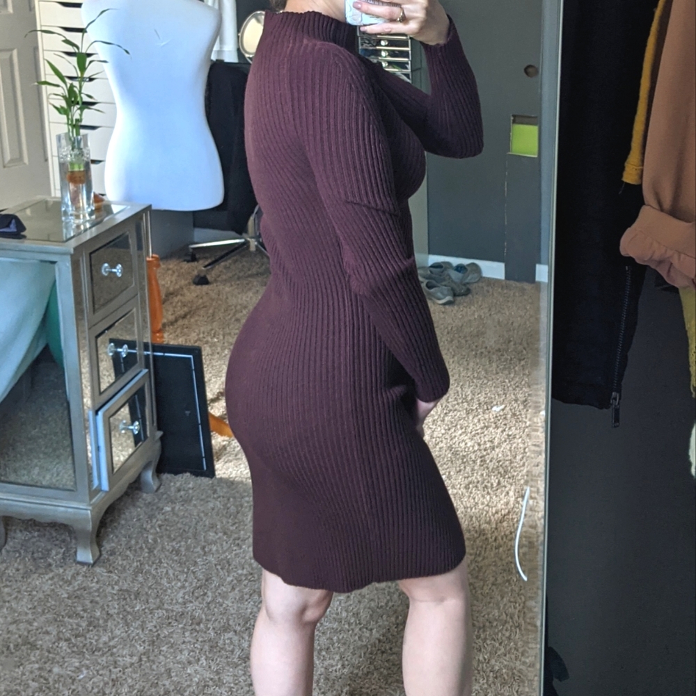 Mock Neck Dress